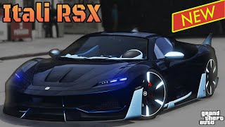 Itali RSX Review amp Best Customization  NEW DLC CAR  GTA Online TRADE PRICE  Ferrari SF90 Stradale [upl. by Juana]