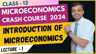 Microeconomics Crash Course  Lecture 1  Crash Course 2024  RBSE  Class 12 [upl. by Nnylatsyrk]