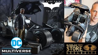 Todd McFarlane Presents  Lucius Fox amp Tumbler The Dark Knight MTS Exclusive [upl. by Schou]