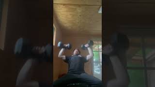 High incline DB BP 2075kg 11x [upl. by Eanwahs]