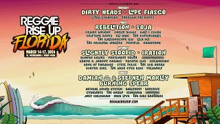 Reggae Rise Up Florida Festival 2024 Lineup Announcement [upl. by Anaihs]