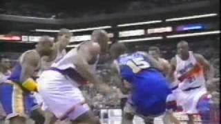 Charles Barkley Blocks Sprewell Two Times In a Row [upl. by Elephus217]