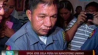 24 Oras SPO4 Jose Dela Peña na nangotong umano sa anak ng NCRPO chief lumantad na [upl. by Cirad]