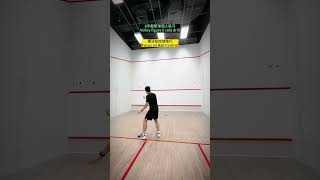 Squash Essentials EP30 Volley Figure 8 drill  壁球教學 squash squashlife squashcoaching 壁球 [upl. by Aydiv]