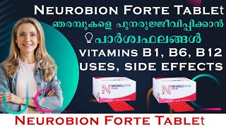 Neurobion Forte Tablet  Nervenourishing vitamins B1 B6 B12 malayalam uses benefitsmedicine [upl. by Eelarak208]