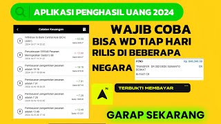 BARU RILIS DIBAYAR 100 KE AKUN REKENING TERBUKTI MEMBAYAR • APLIKASI PENGHASIL UANG TERCEPAT 2024 [upl. by Nanyk]