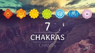 ALL 7 CHAKRAS HEALING CHANTS  Chakra Seed Mantras Meditation Music [upl. by Ayoras]