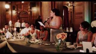 Awesome Maid of Honor singing speech [upl. by Nellac614]