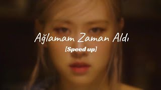 Model  Ağlamam Zaman Aldı speed up  lyrics [upl. by Salguod383]