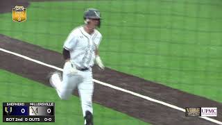 Highlights Millersville Baseball vs Shepherd DH April 23 2023 [upl. by Isabelita]