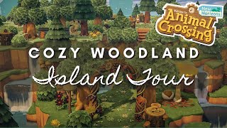 COZY WOODLAND ISLAND TOUR  Animal Crossing New Horizons [upl. by Novick34]