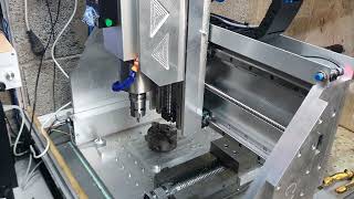 Test Toolchange 45kw BT30 ATC Spindle on my DIY CNC [upl. by Imyaj390]