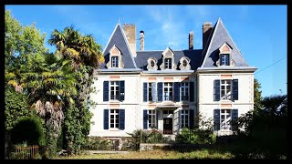 A Gracious 19th Century Renovated Chateau Aquitaine France [upl. by Lledner948]