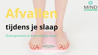 Afvallen met hypnose en slaap meditatie  affirmaties voor afvallen  positief zelfbeeld creëren [upl. by Sezen314]