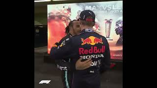 Hamilton congratulates Verstappen Abu Dhabi Gp [upl. by Axel]