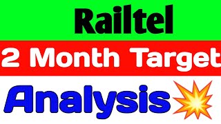 Railtel share🚀railtel share latest news🪀 railtel share target💥 railtel share analysis [upl. by Mcgill476]