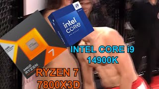 Intel Core i9 14900K VS AMD Ryzen 7 7800X3D [upl. by Gaylor]