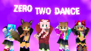 Phút Hơn  Zero Two Dance Minecraft animation Template free [upl. by Ahsuoj34]