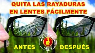 Pulir Lentes  Elimina las Rayaduras En Lentes fácilmente  Hacerlo Fácil [upl. by Kubetz]