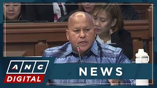 Dela Rosa questions De Lima on why she did not file any case against Duterte before  ANC [upl. by Rramahs]