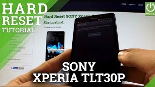 Hard Reset SONY Xperia T LT30p  Erase all data by Factory Reset [upl. by Everard]