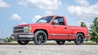 19881998 GM 1500 Pickup Truck 2 and 4inch Lowering Kit by Rough Country [upl. by Donahue]