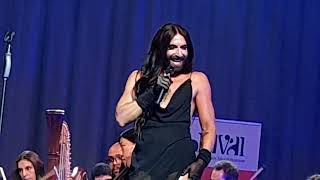 Conchita Wurst  HEROES  From Vienna With Love  Straubing 30092023 [upl. by Ymled]