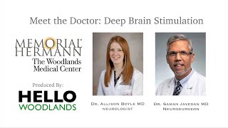 Meet the Doctor Deep Brain Stimulation at Memorial Hermann [upl. by Solly]