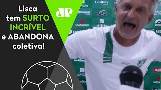 MEU DEUS Lisca PERDE A LINHA SURTA e ABANDONA coletiva do AméricaMG após ERRO da arbitragem [upl. by Greenwood]