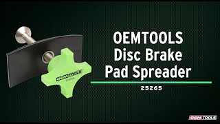 OEMTOOLS 25265 Disc Brake Pad Spreader [upl. by Laertnom448]