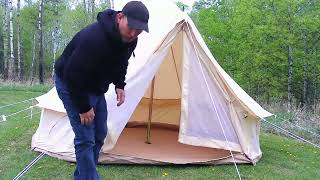 Vevor 3M bell tent review [upl. by Mohammed]