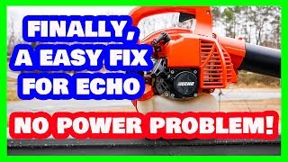 Echo Blower Bogging  Lack of Power at Full Throttle Problem Solved [upl. by Aihtniroc290]