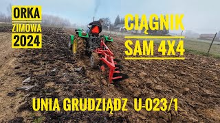 ORKA ZIMOWA 2024 CIĄGNIK SAM 19TD 4X4 amp UNIA GRUDZIĄDZ U0231 OPOROWO [upl. by Avigdor561]