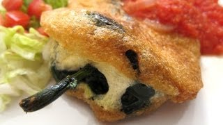 How To Make Chiles Rellenos  Chile Relleno Recipe  Hilah Cooking [upl. by Kass]