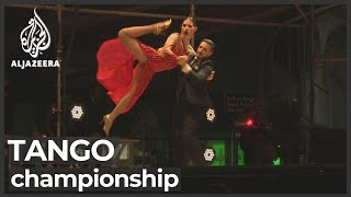 Two Argentinian couples win 2021 Buenos Aires Tango World Cup [upl. by Mashe]