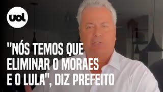 Em áudio prefeito em GO defende eliminar Lula e Moraes [upl. by Ayahsal646]