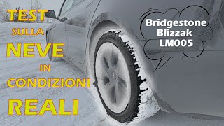 TESLA MODEL 3 RWD test gomme BRIDGESTONE BLIZZAK LM005 [upl. by Hesper532]