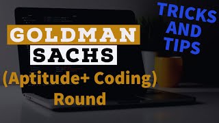 GOLDMAN SACHS 202021 HIRING EXPERIENCE  CODING TEST  APTITUDE TEST  MY EXPERIENCE [upl. by Aihsad]