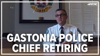 Gastonia police chief retiring [upl. by Adias]