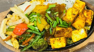 How to Make a Delicious Veg Paneer Sizzler at Home [upl. by Urba]