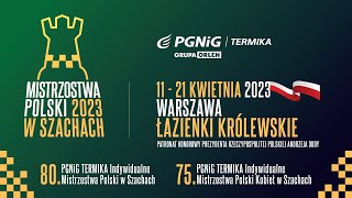 Mistrzostwa Polski w Szachach 2023  dzień 2  dogrywki [upl. by Chicky]