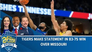 Memphis Tigers Mens Basketball notches first win of regular season against Mizzou [upl. by Eniloj67]