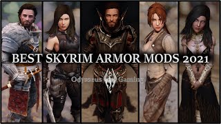 Best Skyrim Armor Mods 2021 [upl. by Nylirret]