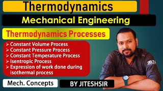 pv amp Ts Diagram of all thermodynamic processes  Thermodynamics [upl. by Awe]