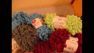 Quick Look at Loopy No Knitting Needles Yarn [upl. by Annaujat]