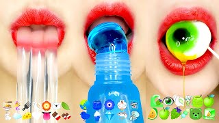 ASMR MUKBANG Emoji Colorful Food Challenge 30 Minute Eating Sounds for Sleep Relaxing amp Satisfying [upl. by Tound]