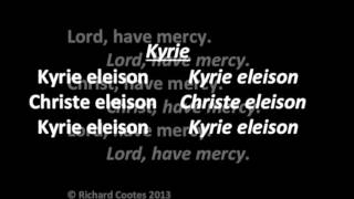 Kyrie Eleison Mass of Gods Mercy Kyrie Lord Have Mercy [upl. by Nanete581]