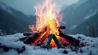 🔥 Cozy Fire 🔥 Fireplace Ambience with Crackling Logs amp Calm Vibes [upl. by Dibru]