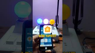 Apple Homekit Siri and Manual Switches controlled appliances along with its realtime feedback [upl. by Olinde]