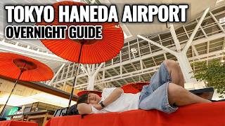 Midnight Haneda Airport Tour Ramen Vending Machine Restaurant Guide Best Sleeping Location Ep502 [upl. by Charmane]